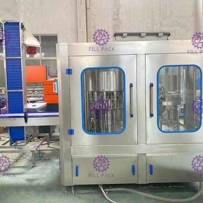 Makine Kapatma PLC Monoblok İçme Suyu Dolum Tesisi İçecek Yıkama Dolum