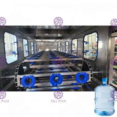 450BPH Otomatik İç ve Dış Galon Şişe fırçayla - Barrel Dolum Tesisi Su