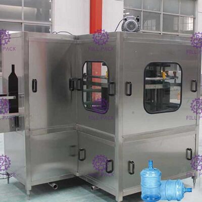 Yıkayıcı Dolgu Mühürleyen 9.75Kw 900BPH 5 Galon Su Dolum Makinesi
