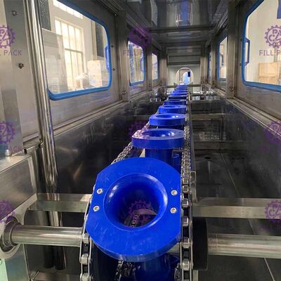 Bir Yapısı Sistem Üç Dolum 200BPH Doğrusal 5 Galon Su Varil