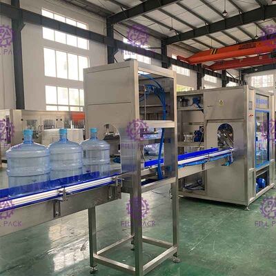 İçme Suyu İçin 200BPH Otomatik 5 Galon Su Dolum Makinesi