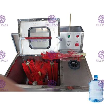 300BPH yarı otomatik iç - dış 5 galon su Dolum Makinası paslanmaz çelik 304