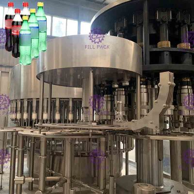 DCGF40-40-12 Plastik vidalı kapaklı PET şişeler için Gazlı İçecek Dolum Makinesi