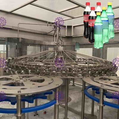 Soda Su İçin Dolum Makinesi Tam Otomatik DCGF Gazlı İçecek / Bira