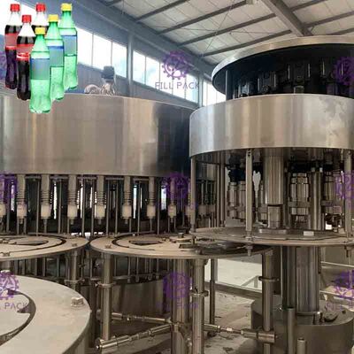 Soda Su İçin Dolum Makinesi Tam Otomatik DCGF Gazlı İçecek / Bira