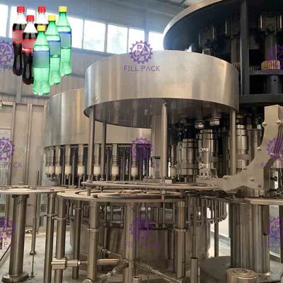 Antiseptik Sterilize Dolum Makinesi PET Gazlı İçecek / Gaz Su Monoblok