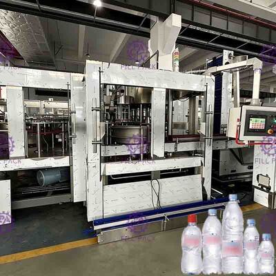 SUS316L şişe doldurma makinesi monoblok 3 in 1 köpük çözme cihazı yüklü