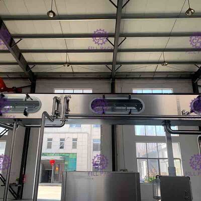 3 1 Monoblok Şişe Makine PLC Kontrollü Drink Olmayan gazlı Dolum