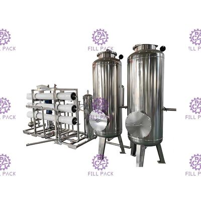 UV Sterilizatörlü Mineral Filtrasyon Paslanmaz Çelik Su Depolarıyla Su Arıtma Sistemi
