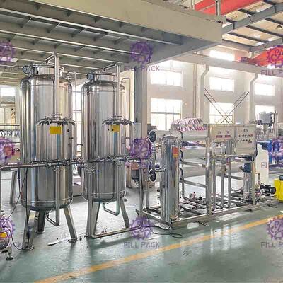 Paslanmaz Çelik Su Depolama Tankları ile Sanayi 20T Tek Seviye Ro Makinası