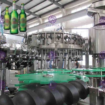 Makine Cam Şişe Filler Ekipmanları Dolgu Yüksek Hızlı Bira, Dengeli Basınç