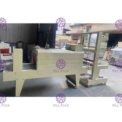 Karton kutu için yarı otomatik sarma shrink Şişe Paketleme Makinesi