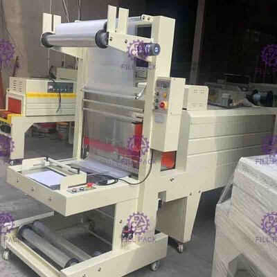 Karton kutu için yarı otomatik sarma shrink Şişe Paketleme Makinesi