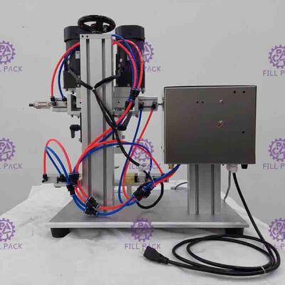 Sprey Plastik Şişe İçin Yarı Otomatik Masaüstü Pnömatik Vida Kapatma Makinesi