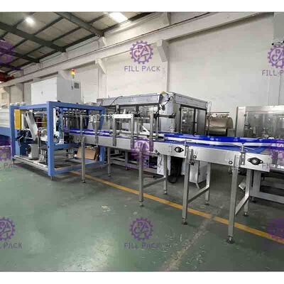 Otomatik PLC Şişe Paketleme Makinesi, 380V 50/60 HZ Karton Şekillendirme Makinesi