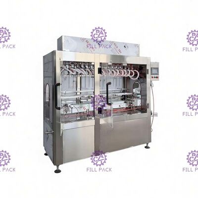 Otomatik Plastik Şişe Dolum Makinesi Yüksek Verimli Çok Kafa Lineer Aşındırıcı Olmayan