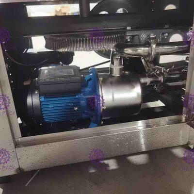 3000BPH Cam Kutular Su Şişesi Dolum Makinesi, Yarı Otomatik Durulayıcı ile