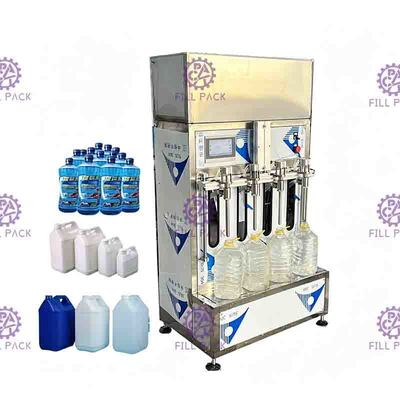 Yarı Otomatik Suyu Dolum Makinesi Lineer Sıvı Plastik Şişeler Maden Suyu