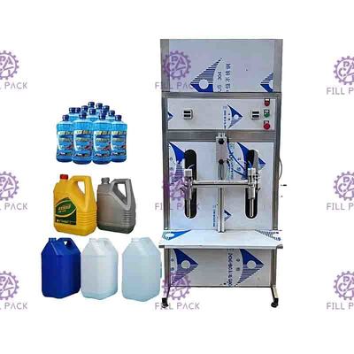 Yarı Otomatik Suyu Dolum Makinesi Lineer Sıvı Plastik Şişeler Maden Suyu