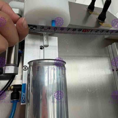 2 Kafa Gazlı Makine Ekipmanını Doldurabilir Yarı Otomatik 330ML 90mm