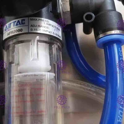 Yarı Otomatik Bira Dolum Makinesi Plastik Cam Şişe 2 Kafa Hattı Cihaz Dolgusu