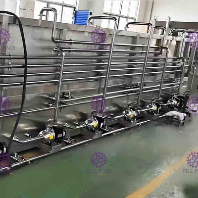 Maden Suyu Şişesi Paketleme Makinası 3000 BPH 8 Sıcaklık Bölgesi