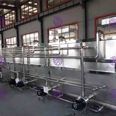 Sıcak Dolum İçecek Şişesi Paketleme Makinesi Meyve Suları Soğutma Sterilizatörü İçecek Sektörü