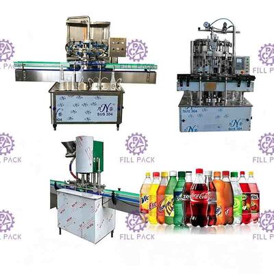 1500BPH 2L Tam Otomatik Gazlı İçecek Dolum Makinesi PET Plastik Şişe Alkolsüz İçecek