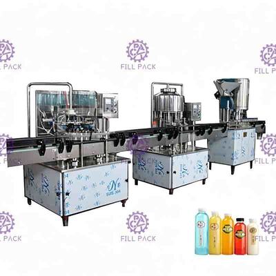 2000BPH Sodasız Meşrubat Dolum Hattı, Durulama Dolum Kapatma Makinesi