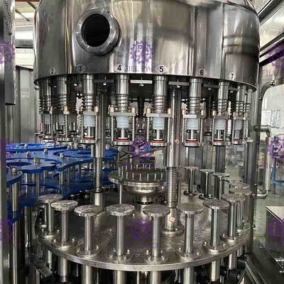 Makina PLC Kontrol Sirke Üretim Hattı 40 Kafa Dolum Cam Şişe