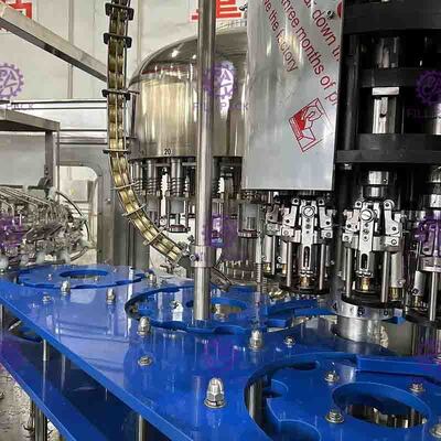 Makina PLC Kontrol Sirke Üretim Hattı 40 Kafa Dolum Cam Şişe