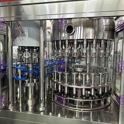 Makina PLC Kontrol Sirke Üretim Hattı 40 Kafa Dolum Cam Şişe