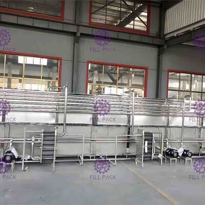 Sıcak Dolum Hattı Şişesi Paketleme Makinesi Sterilizatör Buhar Isıtma İzolasyon Tabakası