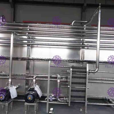 Sıcak Dolum Hattı Şişesi Paketleme Makinesi Sterilizatör Buhar Isıtma İzolasyon Tabakası
