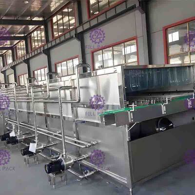 Sıcak Dolum Hattı Şişesi Paketleme Makinesi Sterilizatör Buhar Isıtma İzolasyon Tabakası