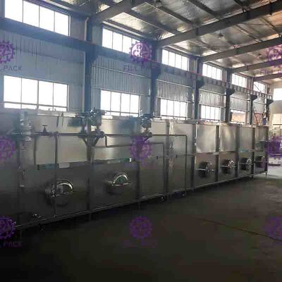 Elektrikli Sterilizatör Şişe Paketleme Makinesi Sistemi, Mühendislik Plastik Kayışlı Geri Kazanım Tankı Sistemi
