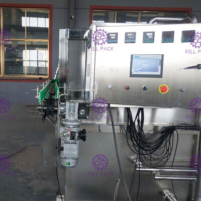 Yüksek Kapasiteli SUS304 Şişe Paketleme Makinesi Sterilizatör 4 Sıcaklık Bölgeleri