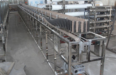 Plastik Şişeler Yağ Dolum Makinası Elektrikli Şişe Sterilizatörü 220mm Konveyör Genişliği
