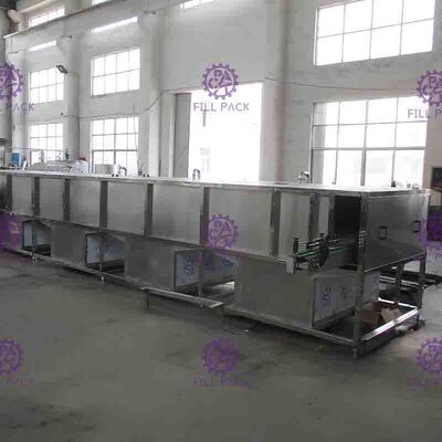 Bölünmemiş 500ml Şişe Paketleme Makinesi Non Carbonated İçecek İçin Sterilizatör