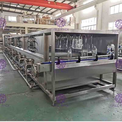 Cam Şişe Suyu Soğutma Makinesi 36 ℃ - Sıcak Dolum Makinesi İçin 85 ℃