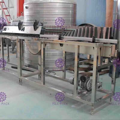 Şişe Paketleme Makinasında Otomatik Şişe Ağız / Kapak Ters Sterilizatör