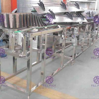 Şişe Paketleme Makinasında Otomatik Şişe Ağız / Kapak Ters Sterilizatör