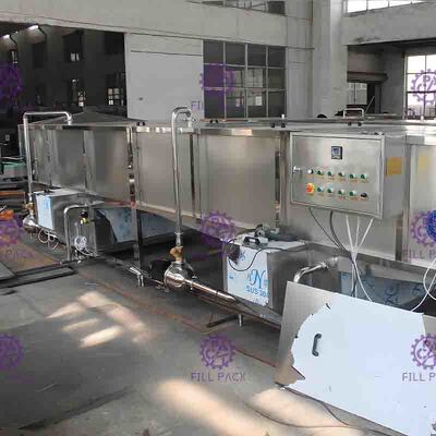 İçecek Üretim Hattı için Otomatik Şişe Paketleme Makinesi Sterilizatörü
