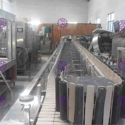 Konveyör Ayarlanabilir Hız ile Sterilizatör Sistemi PET Şişe Ters