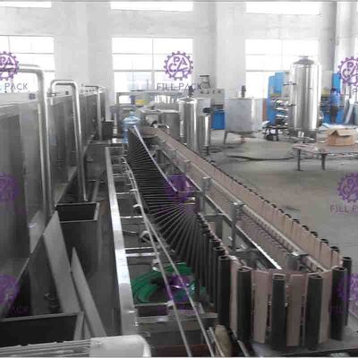 Plastik Aromalı Suyu Üretim Hattı için Sterilizatör Sistemi 8000BPH Şişe Ters