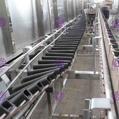Plastik Aromalı Suyu Üretim Hattı için Sterilizatör Sistemi 8000BPH Şişe Ters