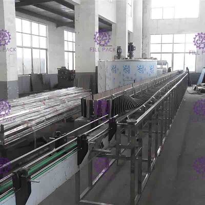 Cam Şişe Sıcak Dolum Hattı İçin Otomatik Sterilizatör Ters
