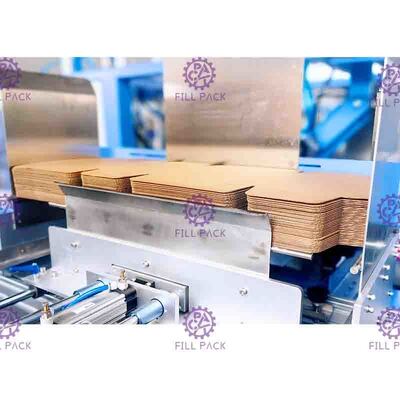 Film sarma küçültmek için çift sıralı otomatik Şişe Paketleme Makinesi