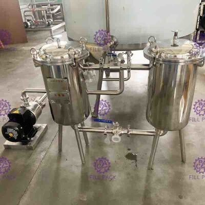 Meşrubat Üretim Hattı İçin Pot / Tank Erime Çift Duvar Elektrik Isıtma Şeker