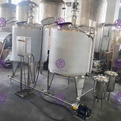 Meşrubat Üretim Hattı İçin Pot / Tank Erime Çift Duvar Elektrik Isıtma Şeker